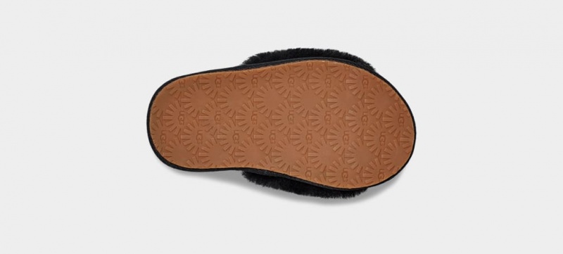 Ugg Fluff Yeah Kids' Slippers Black | GXMPZAB-91