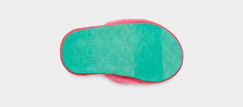 Ugg Fluff Yeah Watermelon Stuffie Kids' Slippers Pink | SAJEFNQ-50