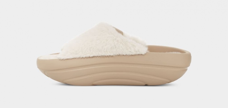 Ugg FoamOplush Women's Slides Mustard | YRZFPMO-47