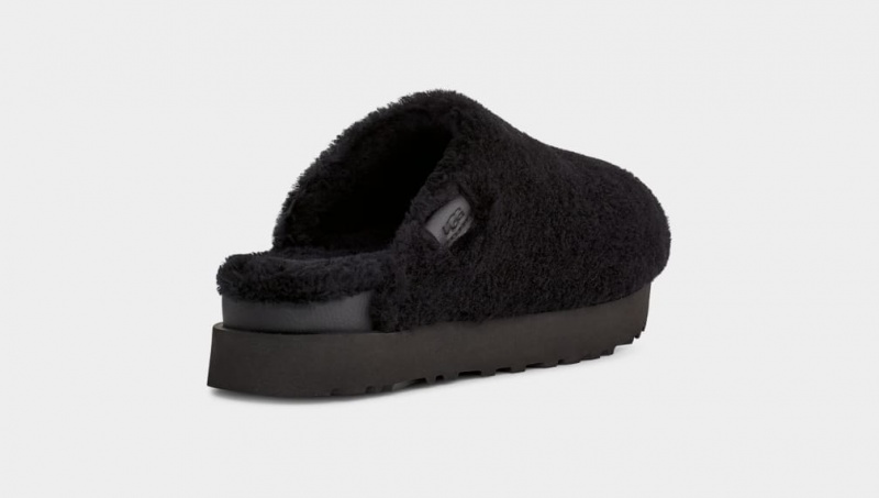 Ugg Fuzz Sugar Women's Slippers Black | EBMXWJI-37