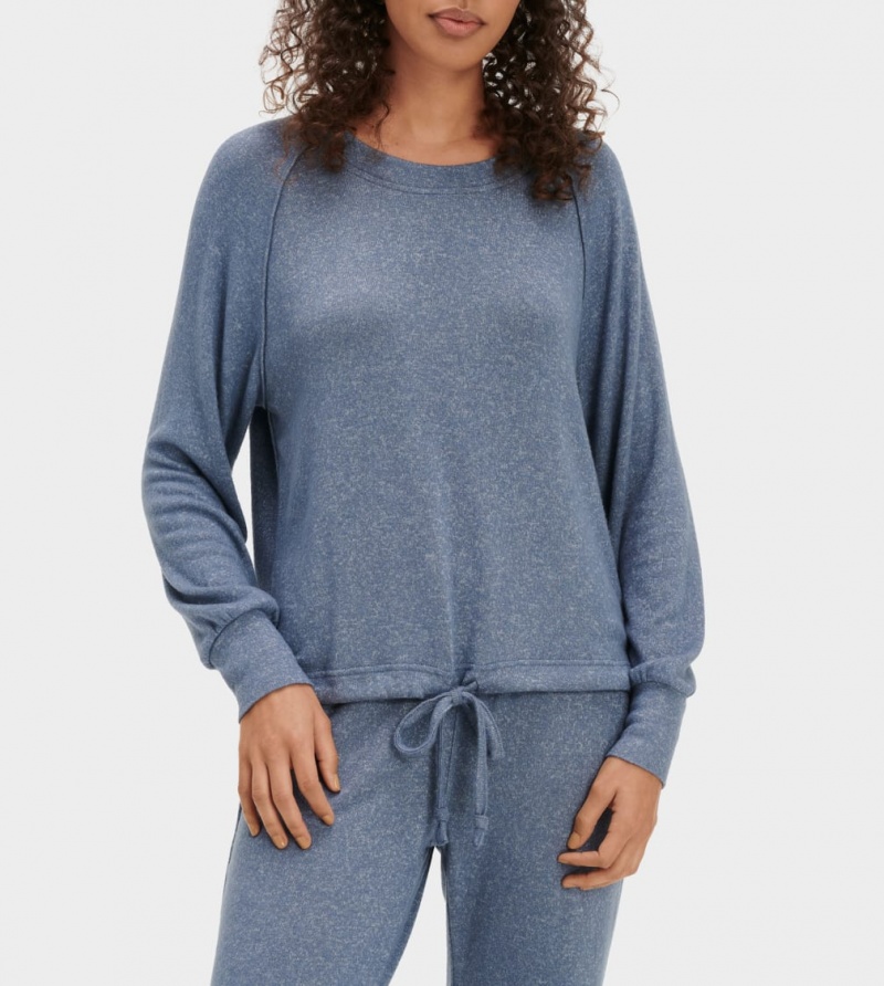 Ugg Gable Set Women's Sleepwear Navy | USXPHJW-53