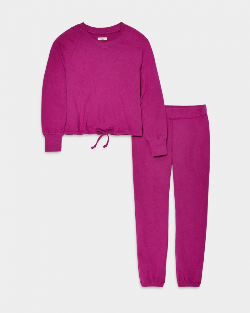 Ugg Gable Set Women's Sleepwear Pink | XUMCLBJ-09