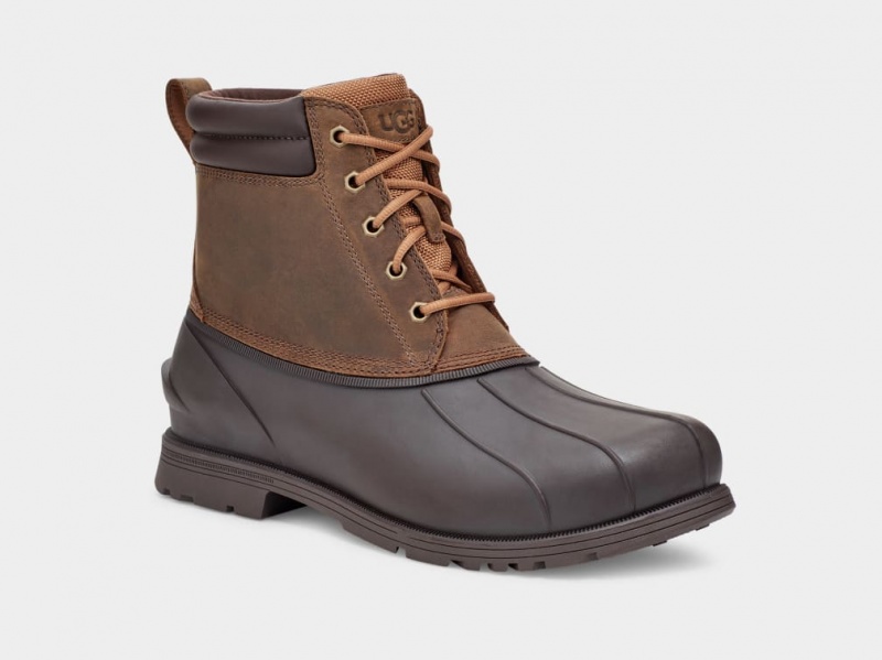Ugg Gatson Mid Men's Boots Brown | HKAYMTR-78