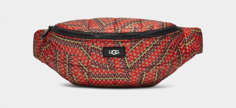 Ugg Gibbs Puff Women\'s Belt Bags Brown | QOKADBC-54