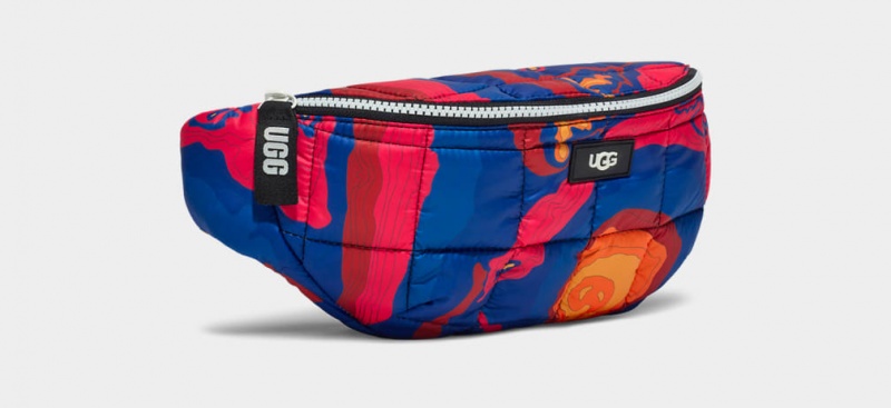 Ugg Gibbs Puff Women's Belt Bags Multicolor | DLVPHNY-30