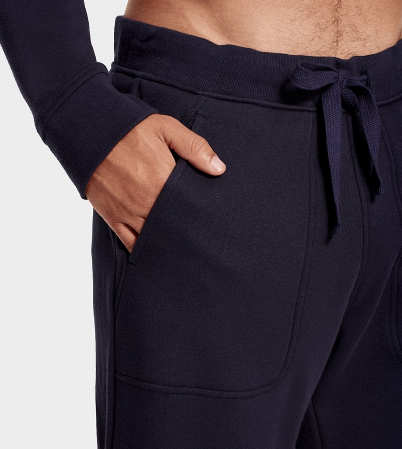 Ugg Gifford Fleeces Men's Pants Navy | URXENZH-62