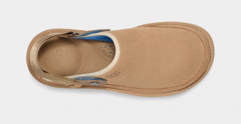 Ugg Goldencoast Men's Sandals Brown | QZBPTOJ-84