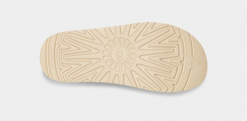 Ugg Goldenstar Cross Women's Slides Green | PWCDRTL-23