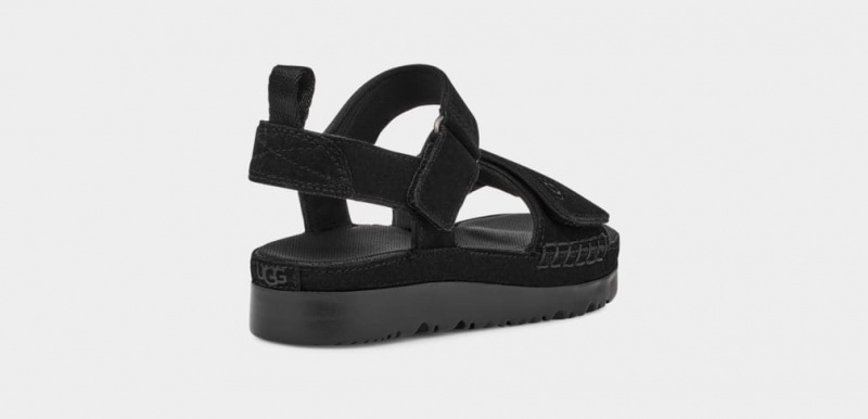 Ugg Goldenstar Kids' Sandals Black | ENGOBQU-68