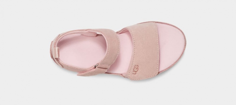 Ugg Goldenstar Kids' Sandals Pink | ADEGJXQ-34