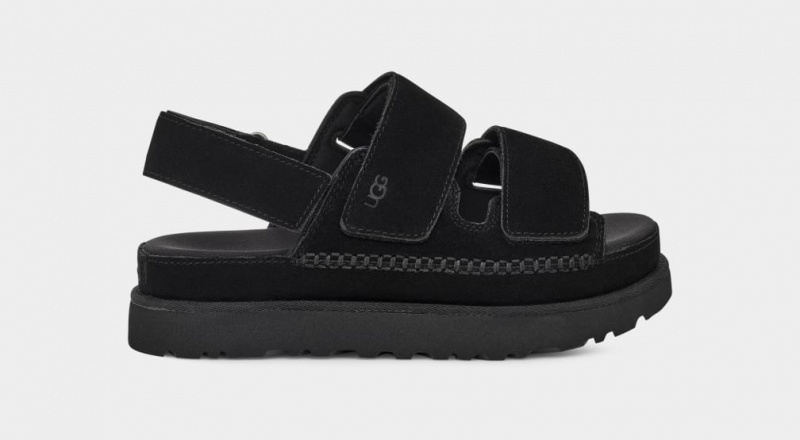 Ugg Goldenstar Slingback Women\'s Sandals Black | DQXYLHA-27