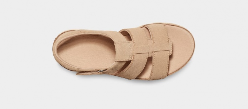 Ugg Goldenstar Strap Kids' Sandals Brown | WNGDYFE-57