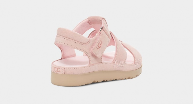 Ugg Goldenstar Strap Kids' Sandals Pink | JXVBCED-28