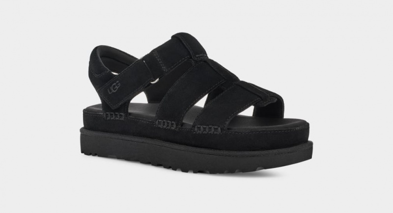 Ugg Goldenstar Strap Women's Sandals Black | BEOKZXF-49
