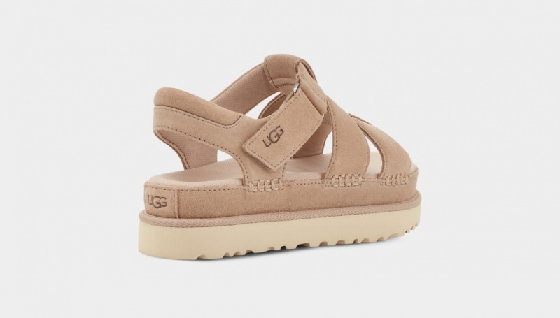 Ugg Goldenstar Strap Women's Sandals Brown | ZVHAXRY-89