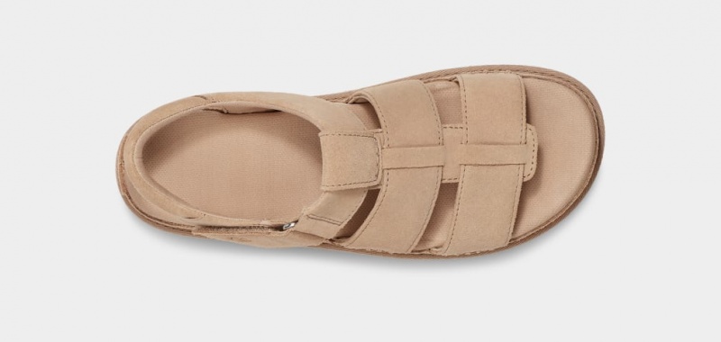 Ugg Goldenstar Strap Women's Sandals Brown | ZVHAXRY-89