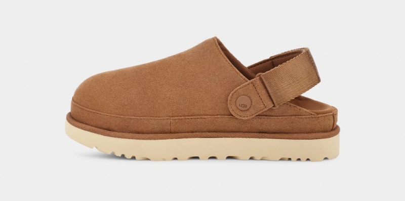 Ugg Goldenstar Women's Clogs Brown | FJGUXHO-79