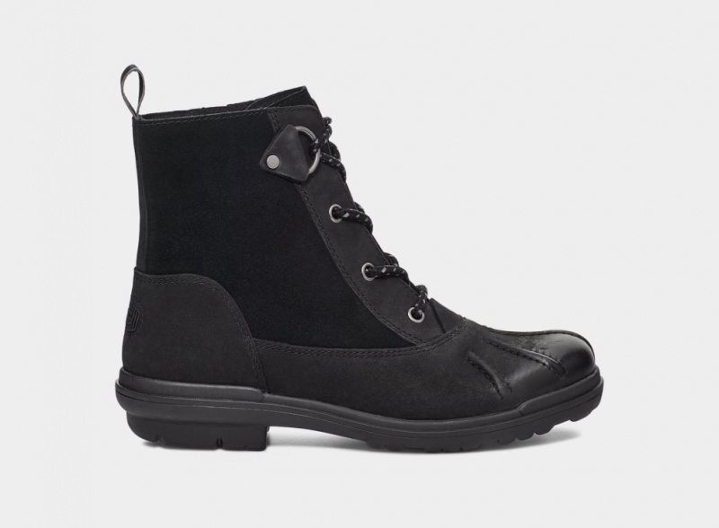 Ugg Hapsburg Duck Women\'s Boots Black | IEYGFMJ-23