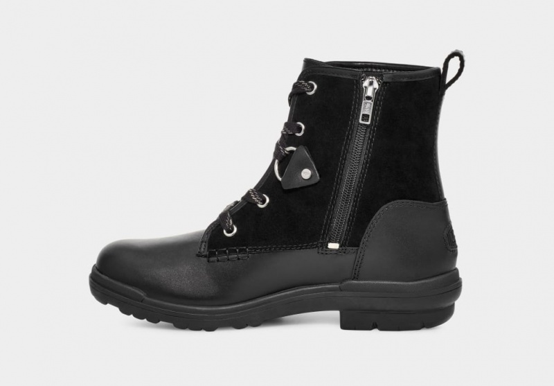 Ugg Hapsburg Hiker Women's Boots Black | PDEFXQW-01