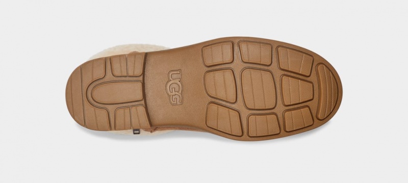 Ugg Harrison Cuff Women's Boots Brown | QBURKIG-64
