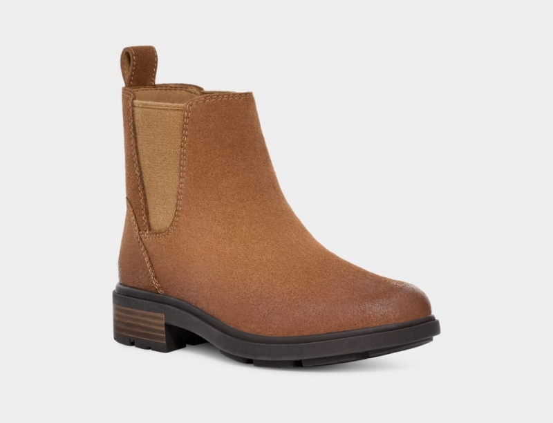 Ugg Harrison Women's Chelsea Boots Brown | MXWPFZQ-37
