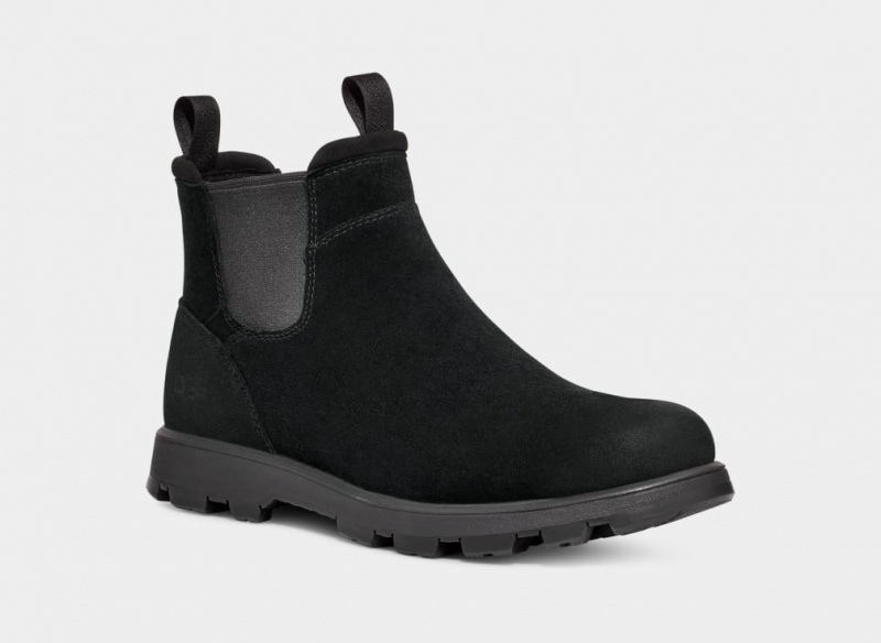 Ugg Hillmont Men's Chelsea Boots Black | HEIDYJU-52