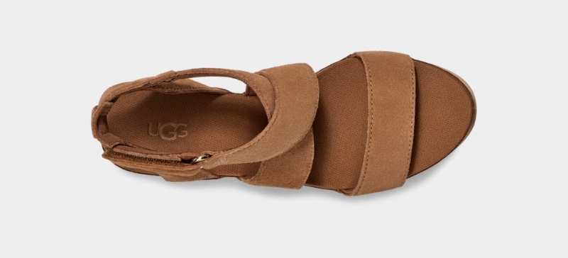 Ugg Ileana Women's Sandals Brown | CWTNMRG-59