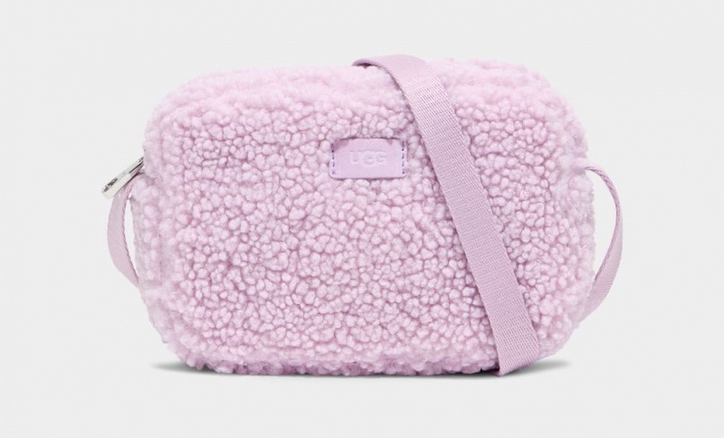 Ugg Janey Ilfluff Women\'s Belt Bags Lavender | UTQWKGY-97
