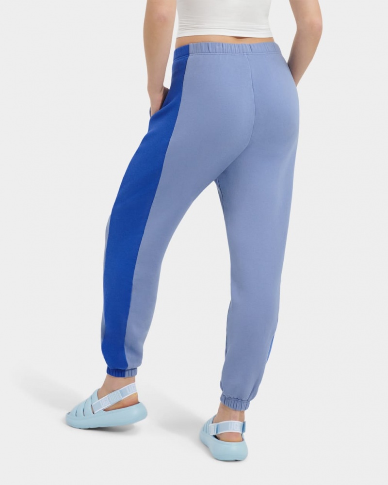 Ugg Jayleen Blocked Women's Sweatpants Blue | YPQSOLG-89