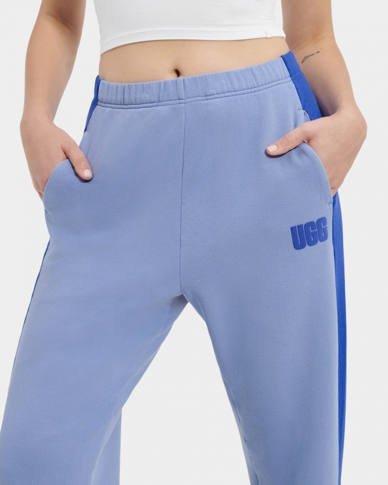 Ugg Jayleen Blocked Women's Sweatpants Blue | YPQSOLG-89