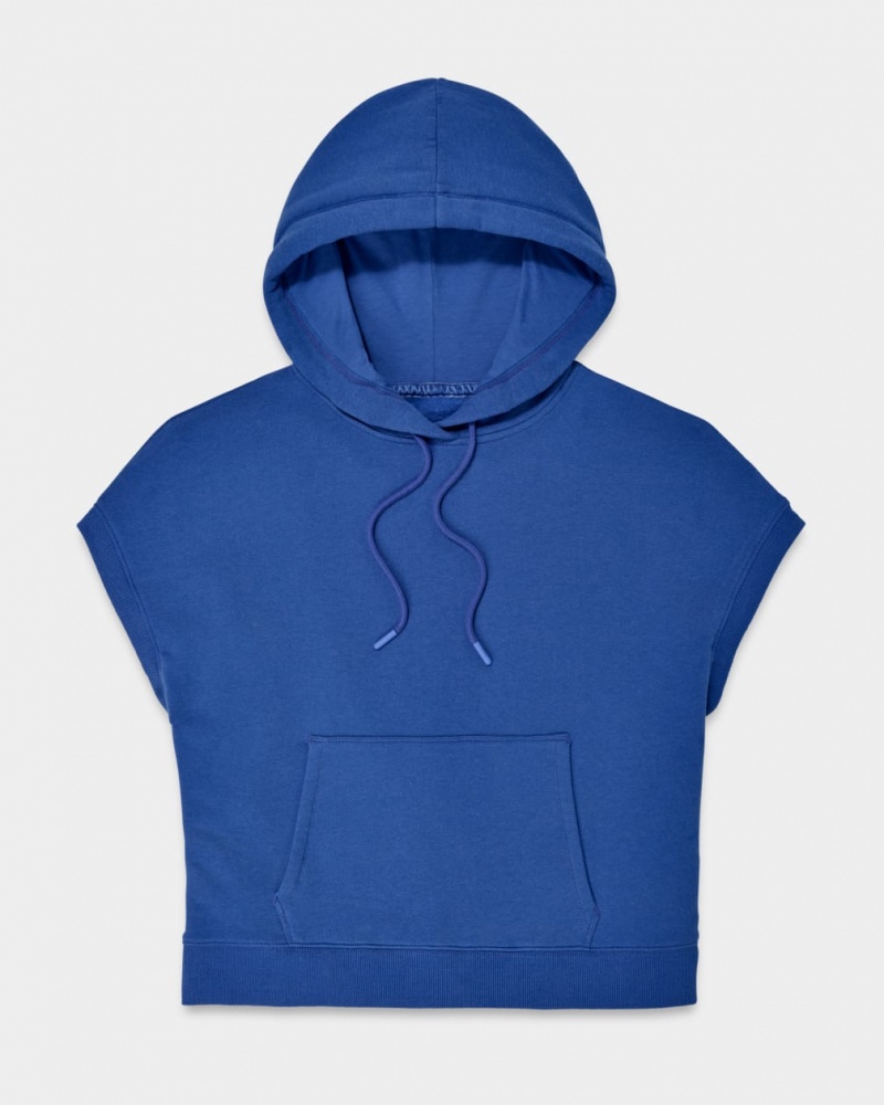 Ugg Jessikah Sleeveless Women's Hoodie Blue | TLECXGM-17