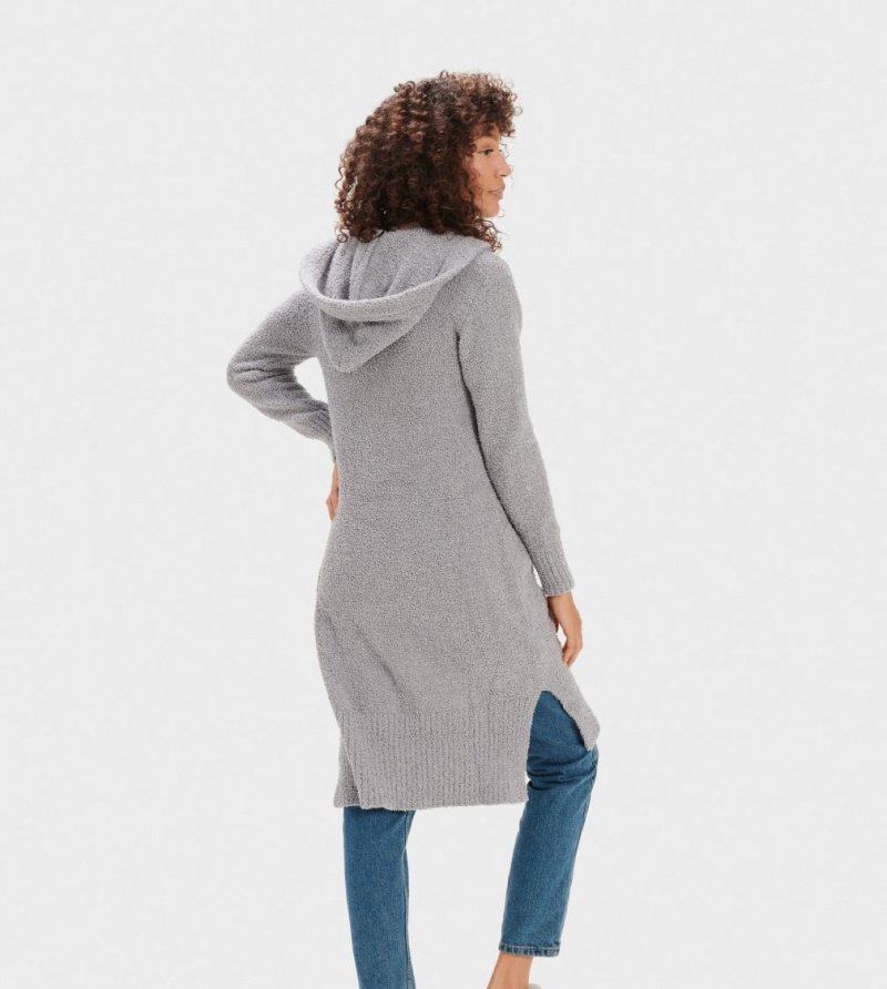 Ugg Judith Knit Women's Cardigan Grey | XEOJFDY-92