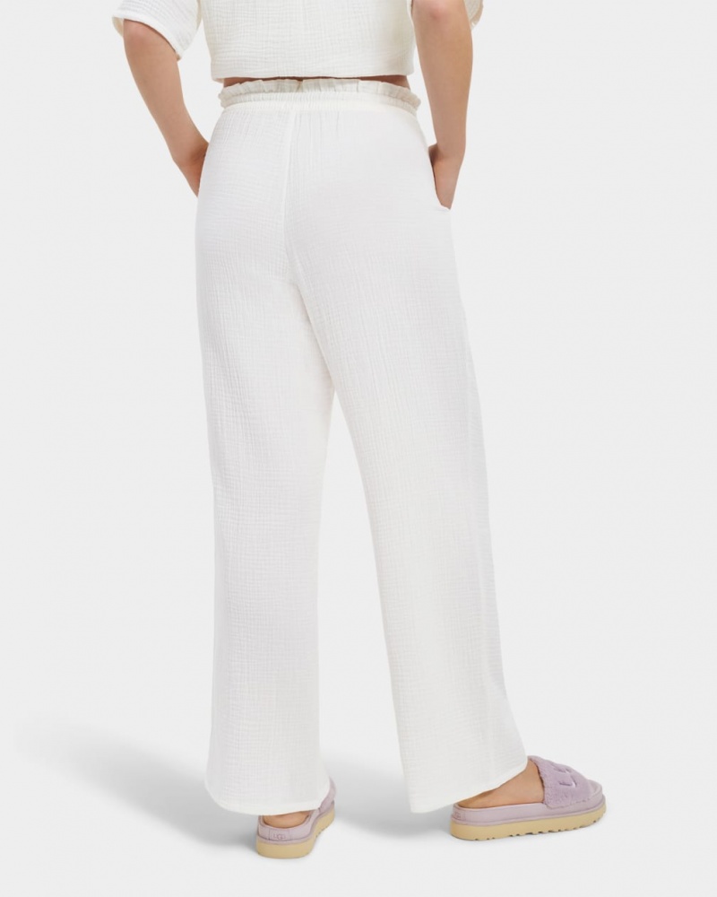 Ugg Karrie Women's Pants White | PEGURTY-85