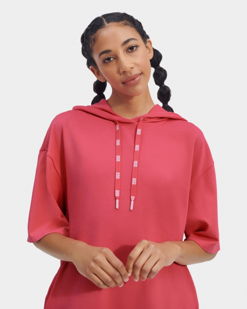 Ugg Kassey Hooded T Women's Dress Pink | EUCTXZV-39