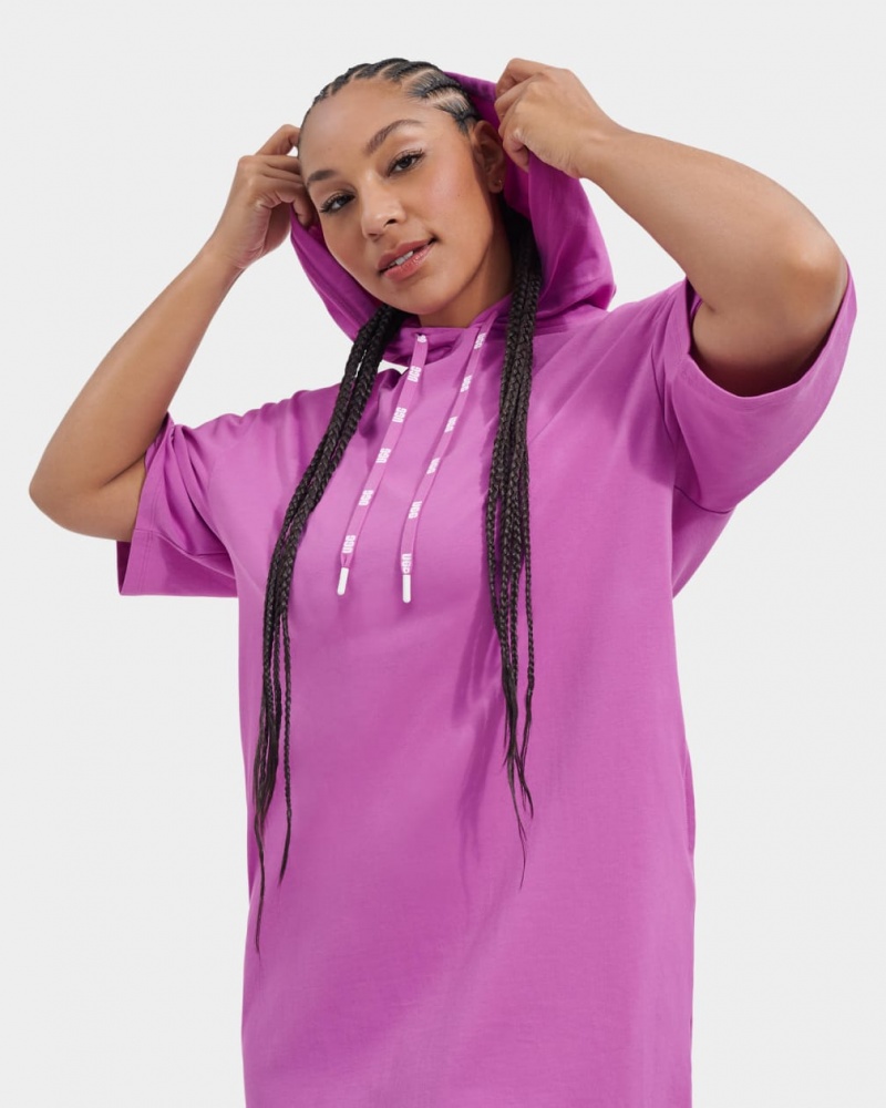 Ugg Kassey Hooded T Women's Dress Pink | UMHGBKO-27