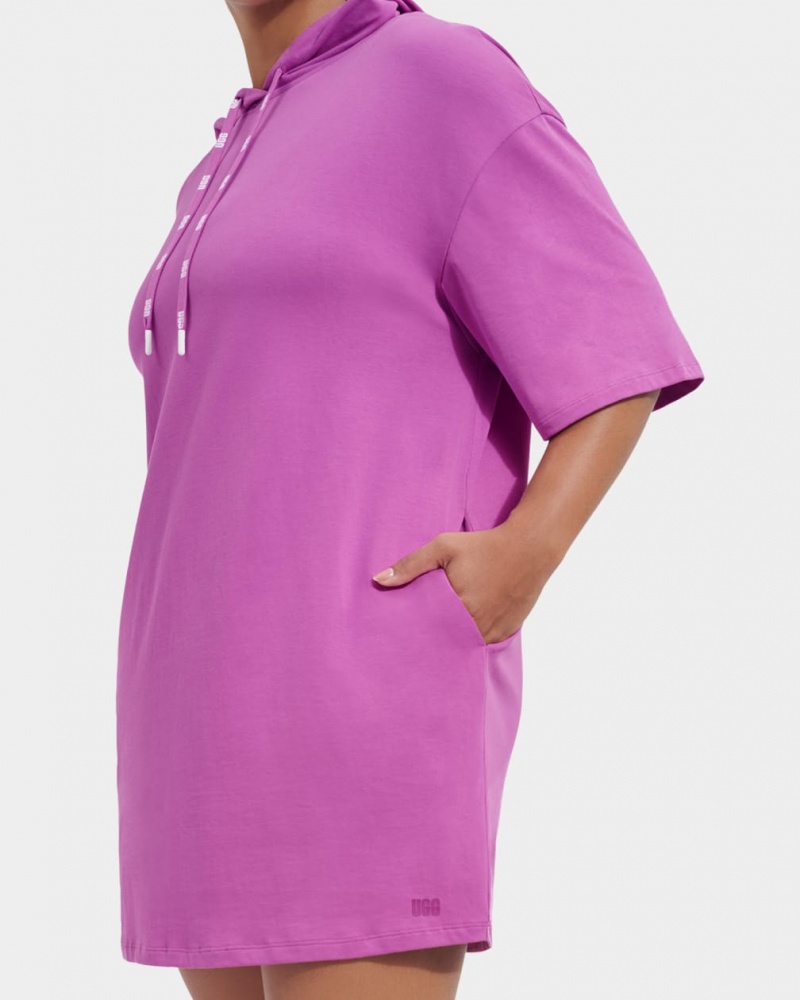 Ugg Kassey Hooded T Women's Dress Pink | UMHGBKO-27
