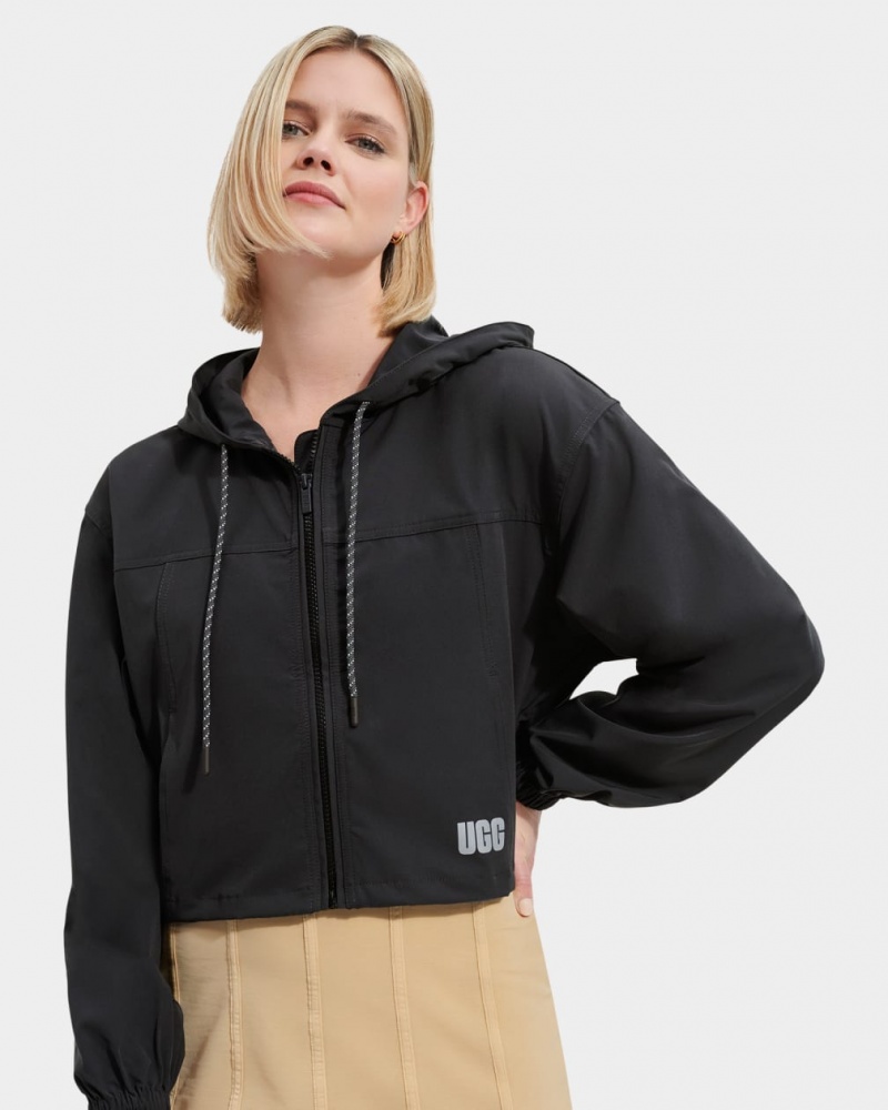 Ugg Koralie Women's Jackets Black | CEQHKAG-95