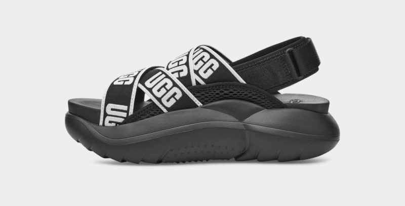 Ugg LA Cloud Women's Sandals Black | EGZTMYH-24