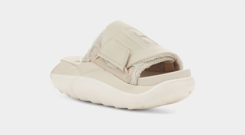 Ugg LA Cloud Women's Slides Light Blue | LWPJKHE-06