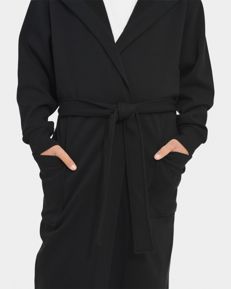 Ugg Leeland Robe Men's Sleepwear Black | BERVHUT-46