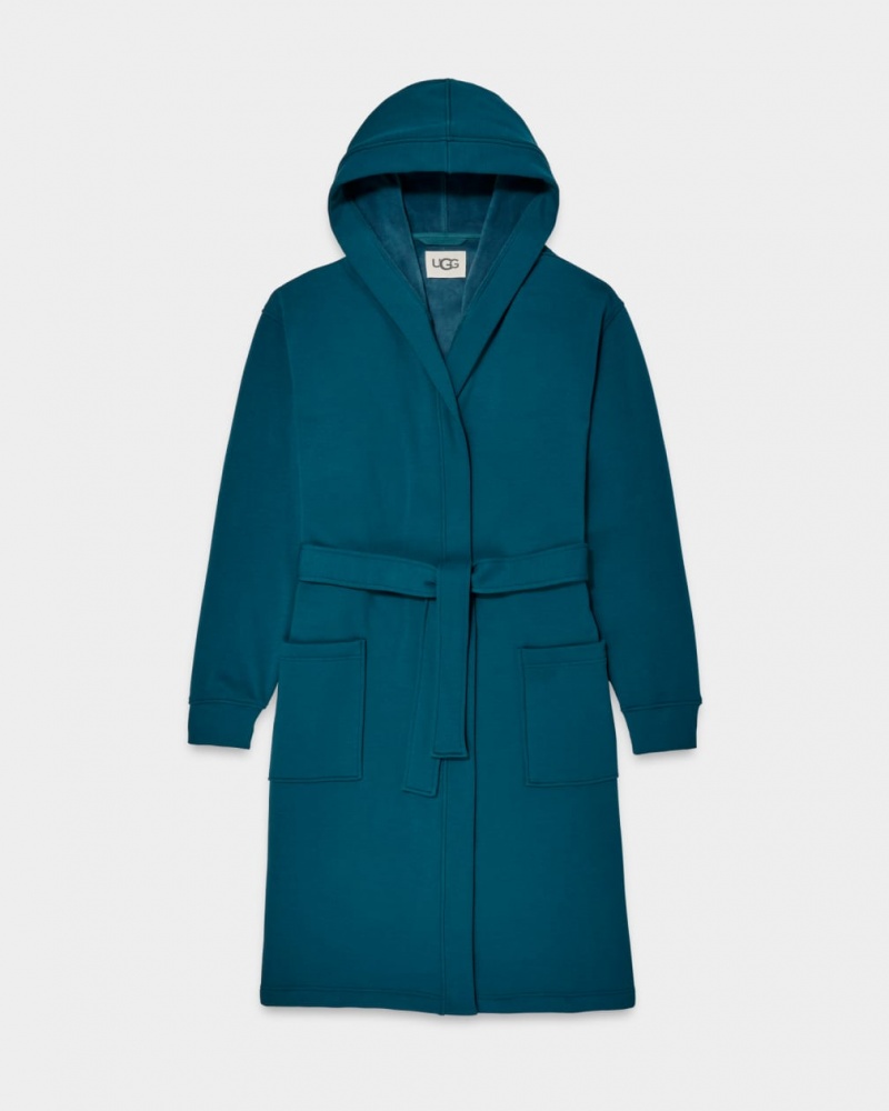 Ugg Leeland Robe Men's Sleepwear Blue | RMLCEHK-54