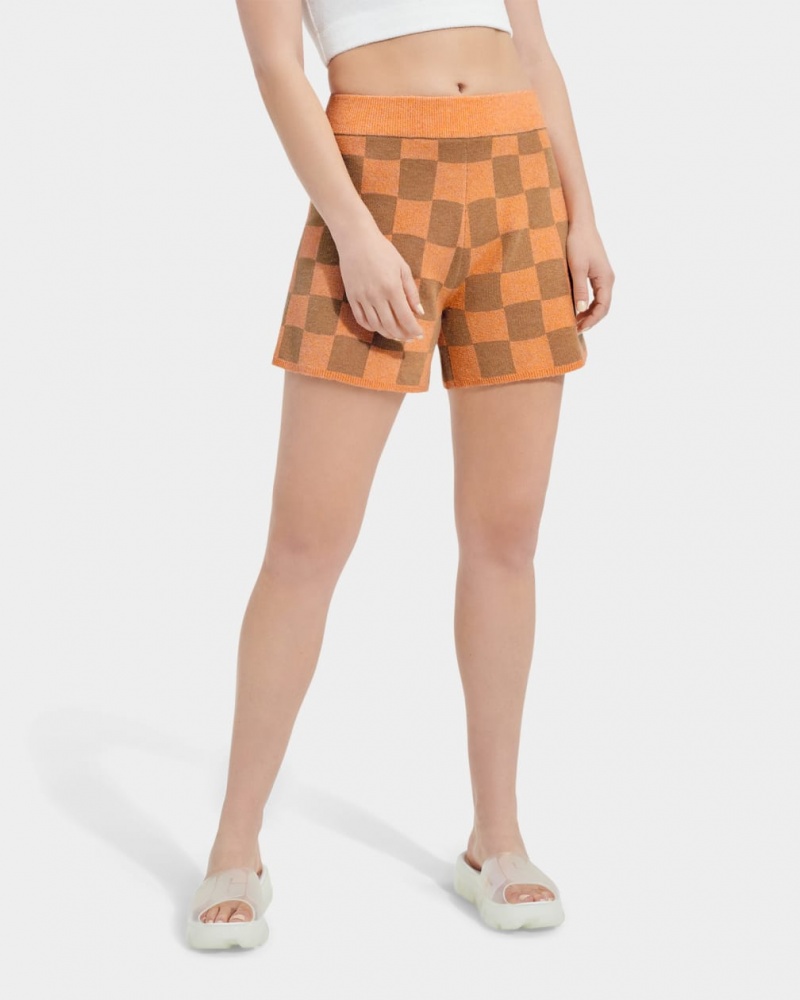 Ugg Maliah Women's Shorts Orange / Brown | NYFOBRE-39