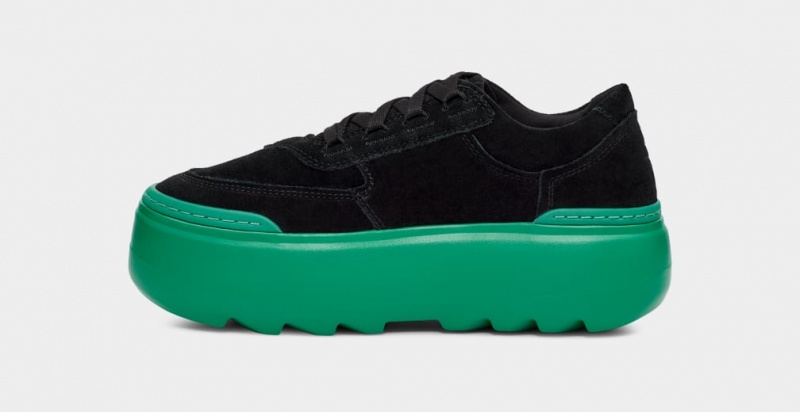 Ugg Marin Mega Lace Women's Sneakers Black / Turquoise / Green | OYTKNXR-98