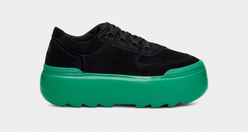 Ugg Marin Mega Lace Women\'s Sneakers Black / Turquoise / Green | OYTKNXR-98