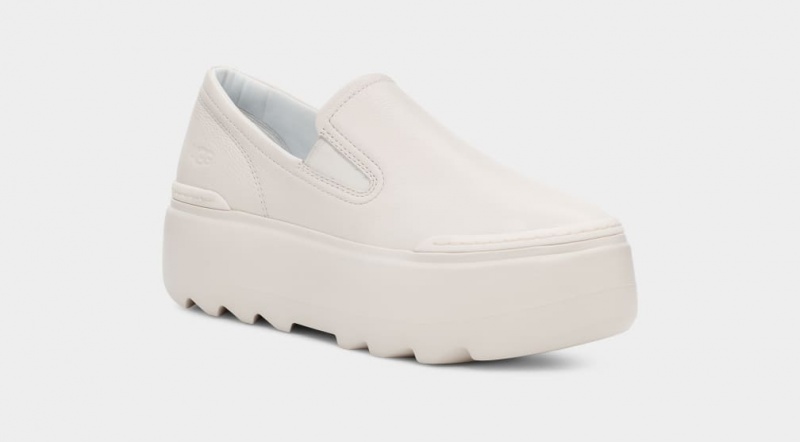 Ugg Marin Mega Women's Slip On White | EDVXJUC-37