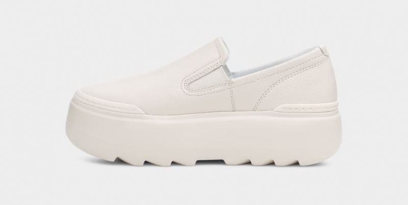 Ugg Marin Mega Women's Slip On White | EDVXJUC-37