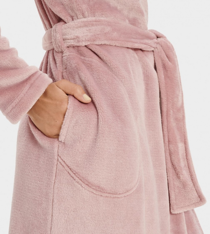 Ugg Marlow Robe Women's Sleepwear Pink | HNRZKOE-12