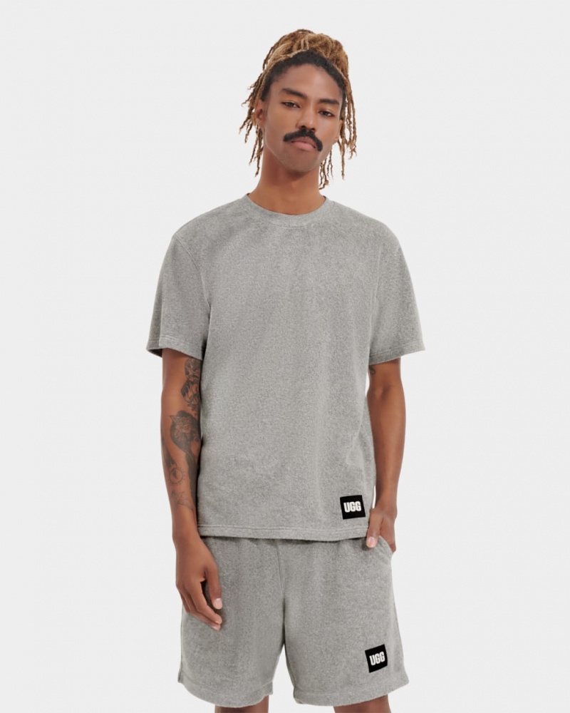 Ugg Mathew Men\'s Tops Grey | HFUQZXD-60