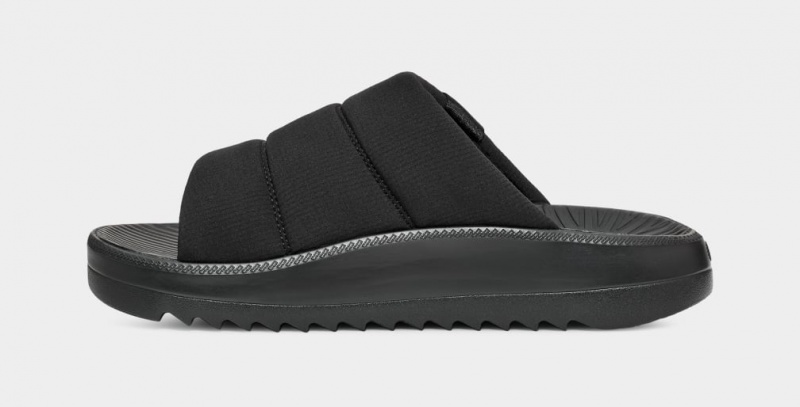 Ugg Maxxer Men's Slides Black | TMHAUWB-27