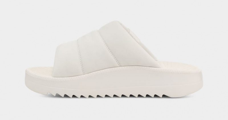Ugg Maxxer Men's Slides White | VMXPDYF-17